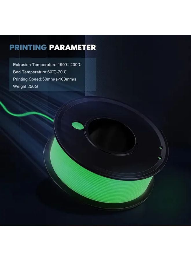 Glow In Dark PLA Filament Bundle 1 75mm 3 Spools Luminous Green Blue Purple - Image 5
